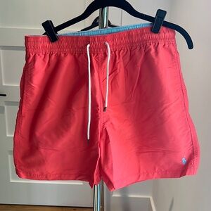 Polo swim trunks 5” long Men’s size L